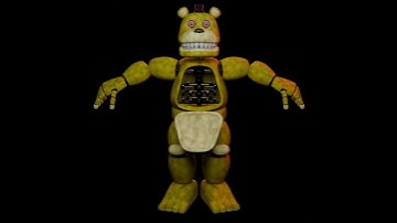 Fredbear Springlock Animation test #fnaf #blender #animation