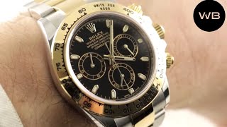 Rolex Daytona Steel Gold 116503 Cosmograph Daytona Luxury Watch Review