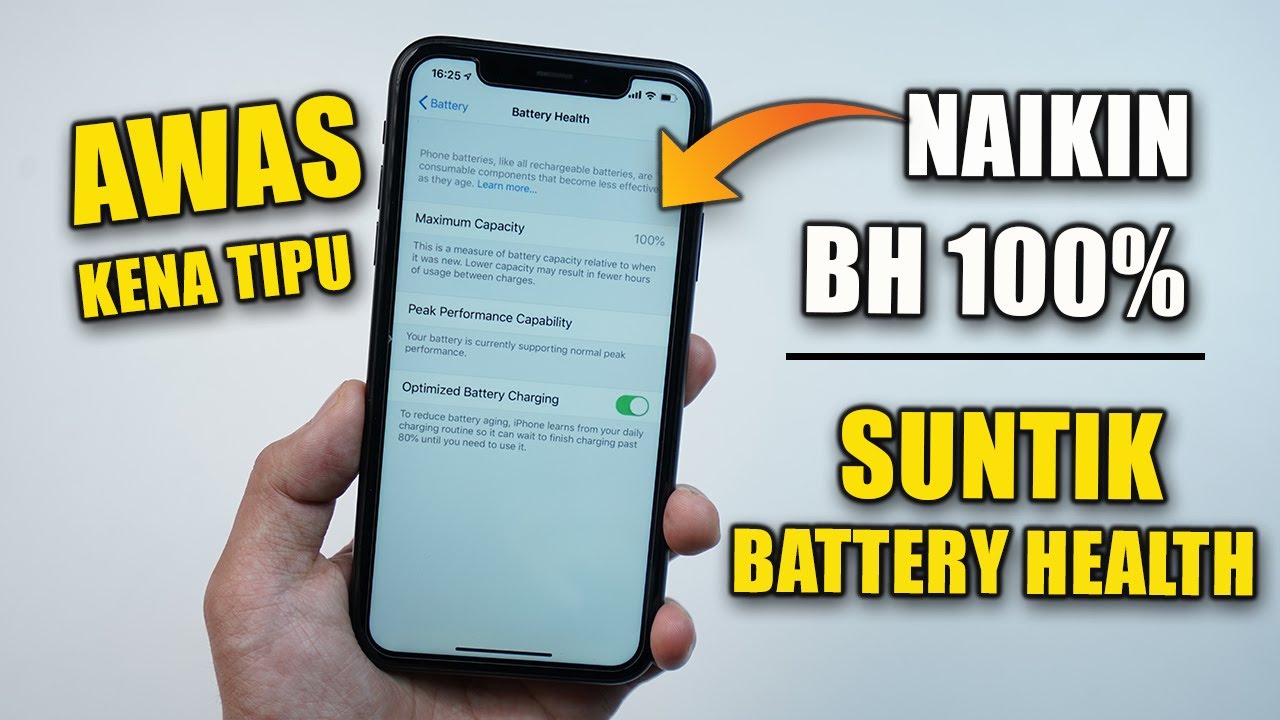 Bisa Naikin Battery Health iPhone! Suntik BH iPhone CEK! - YouTube