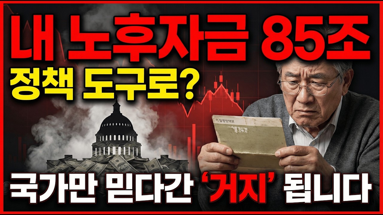 내 노후자금 85조가 정책 도구로 국가만 믿다간 '거지' 됩니다