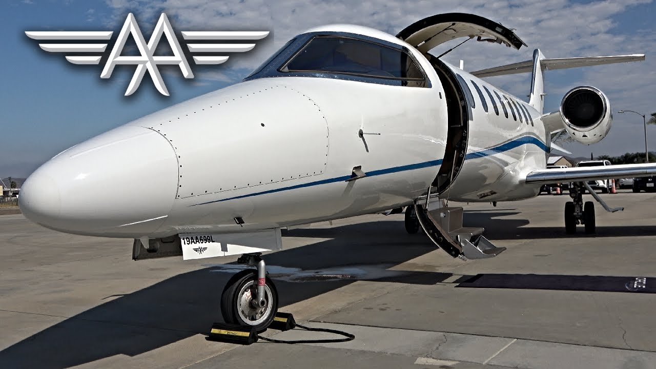 4k Advanced Air Bombardier Learjet 45 Flight See Hhr Youtube