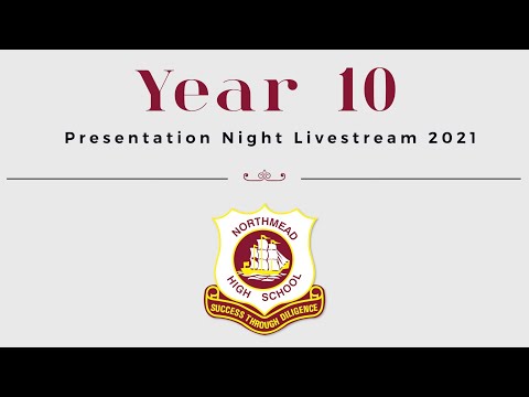 Northmead CAPA High School Year 10 Presentation Night Livestream 2021