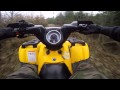 2005 Can Am Outlander 400 GoPro 1080p Trail Riding