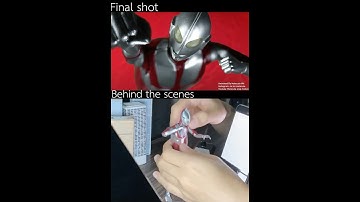 Behind the scenes shin Ultraman vs godzilla #ultraman #film #animation #stopmotion #behindthescenes