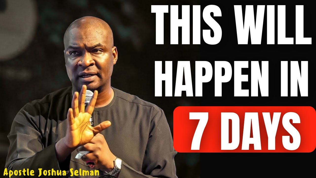 7 ДНЕЙ ВАША ЖИЗНЬ ИЗМЕНИТСЯ ПОСЛЕ ЭТОЙ МОЩНОЙ МОЛИТВЫ | АПОСТОЛ ДЖОШУА СЕЛМАН