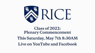 Class of 2022: Plenary Commencement