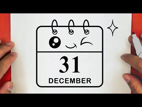 Video: Cómo Dibujar Un Calendario