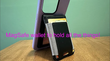 ExtreLife 2 in 1 MagSafe Wallet & Stand-Excellent MagSafe wallet that holds several cards and cash!