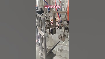 Máy chiết rót và hàn đáy tuýp tự động