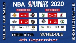Nba playoffs 2020 standings ...