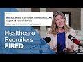 Why were healthcare recruiters fired by manitoba ndp