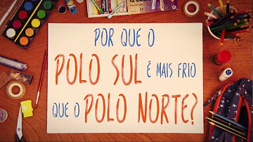 Onde é mais frio no Polo Norte ou no Pólo Sul?
