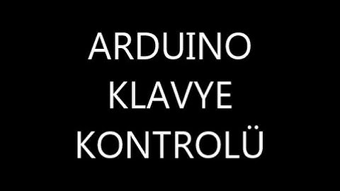 Arduino Leonardo - Keyboard Use - Klavye Kullanımı - English subtitle