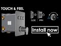How to install TOUCH&amp;FEEL thermostaic valve with adjustable flow rate?