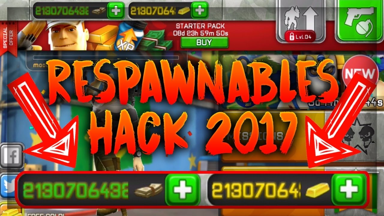RESPAWNABLES BEST HACK EVER! / UNLIMITED FREE GADGETS HACK! / 2017 NEW HACK! WORKING 100% ! SHARE!