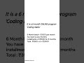 Coding Club 6 month ONLINE batch | Coding Mafia #coding #codingclub #codingmafia #placement #dsa