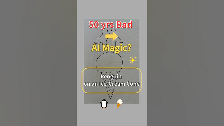 Penguin Sketch Glow-Up | AI Art Before & After #Bad2Epic #SketchGlowUp #AIart