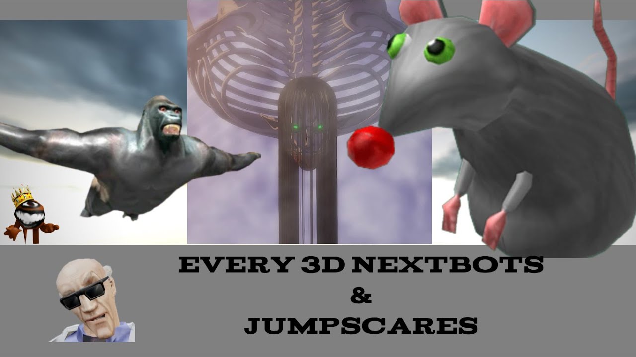 Every 3D nextbots & jumpscares nico's nextbots
