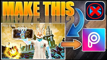 How To Make Free Fire Thumbnail Like Rouk FF How To Make Free Fire Montage Thumbnail Professional
