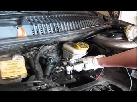 02 Dodge Neon Master Brake Cylinder Replacement part2 ... buick riviera vacuum diagram 