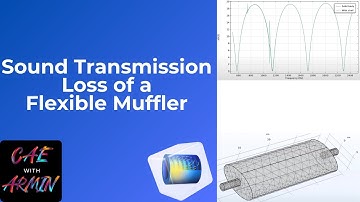 🎧 COMSOL Tutorial: Sound Transmission Loss of a Flexible Muffler 📐