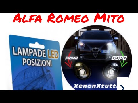 LUCI LED POSIZIONE ALFA ROMEO MITO!  #alfaromeomito