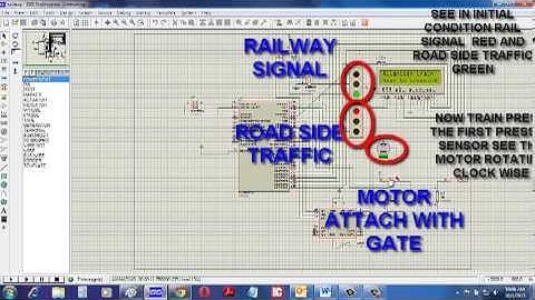 Automated Railway Gate Controlled by PIC16F877A