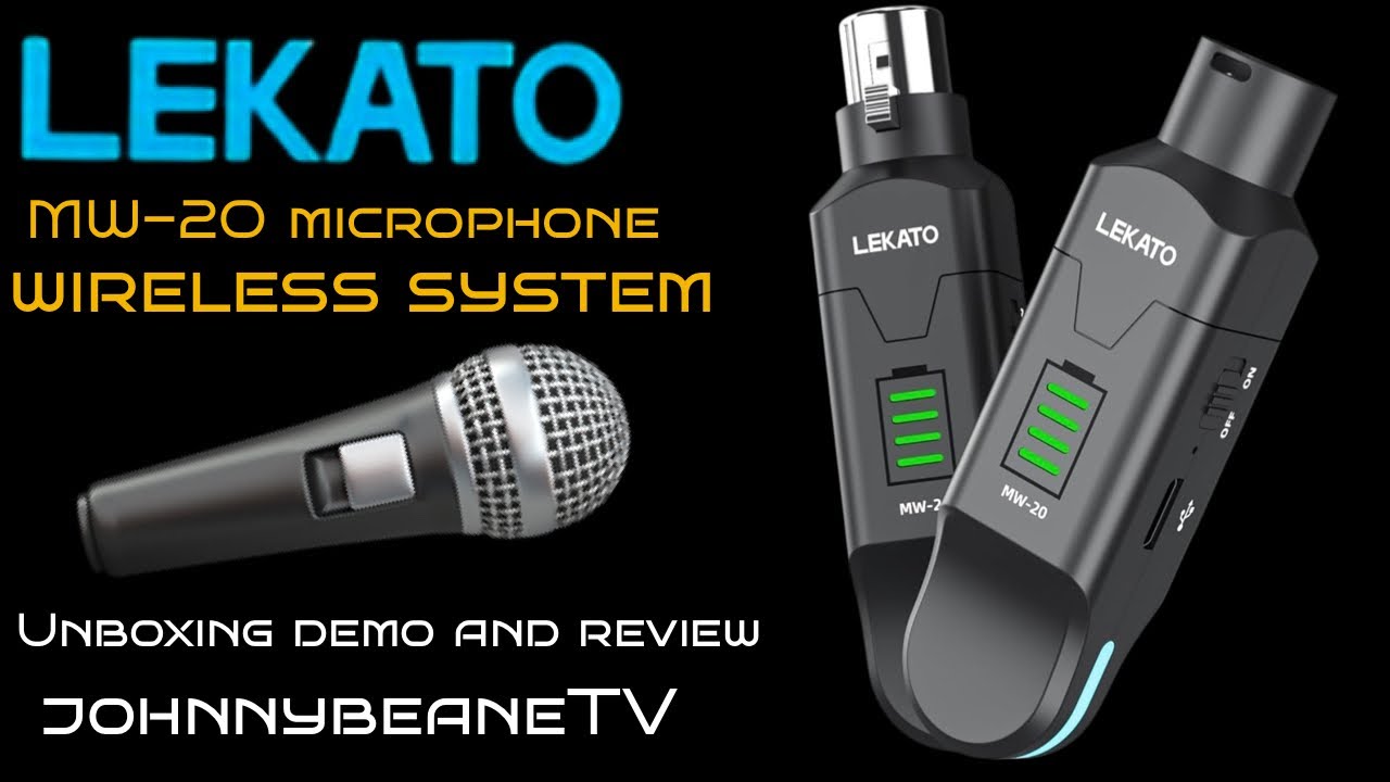 LEKATO MW-20 2.4G Wireless XLR Microphone Systems – LEKATO