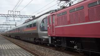 【JR】試9801レ EF64-1051+EF81-81+E26系12B「カシオペアクルーズ乗務員訓練試運転」 高崎問屋町