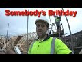 Someone's Birthday! Wet Weather & Wet Bricks - Did We Finish?