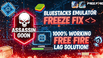 BlueStacks Freezing & Lag Fix 🔧 1000% Working FREE FIRE Lag Solution 2025