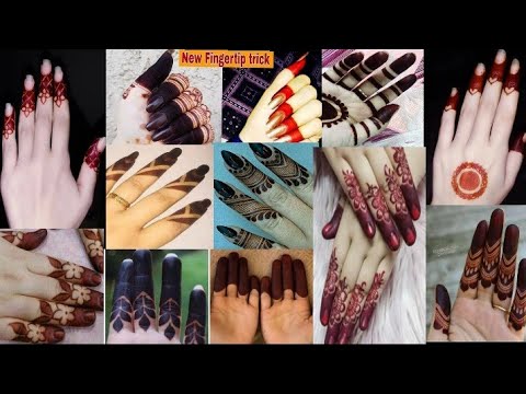 50+ New finger mehndi design // Bast Trending finger Tips // Latest ...