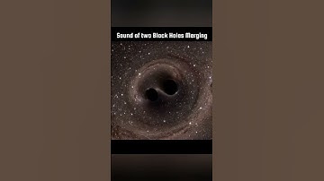 Sound of two Black Holes merging #astronomicalobject #science