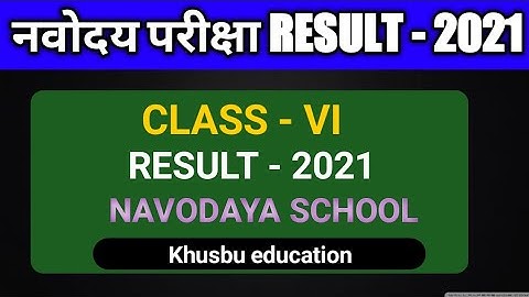 navodaya result 2021 class6|| jnvst  cut-off 2021|| NVS imp questioins|| Khusbu education