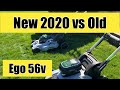 Ego 56v lawn mower New 2020 EGO 56v select cut Mower vs older model