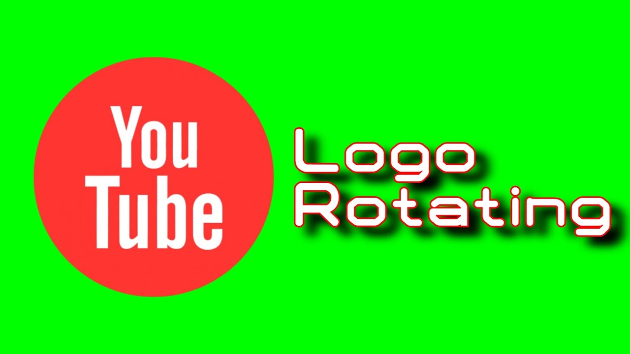Youtube Logo Rotating Green  Screen  Free Download  YouTube