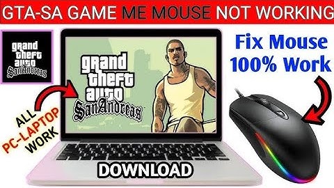 How To Fix Mouse Not Working In GTA San Andreas | GTA SA Mouse Not Working Fix
