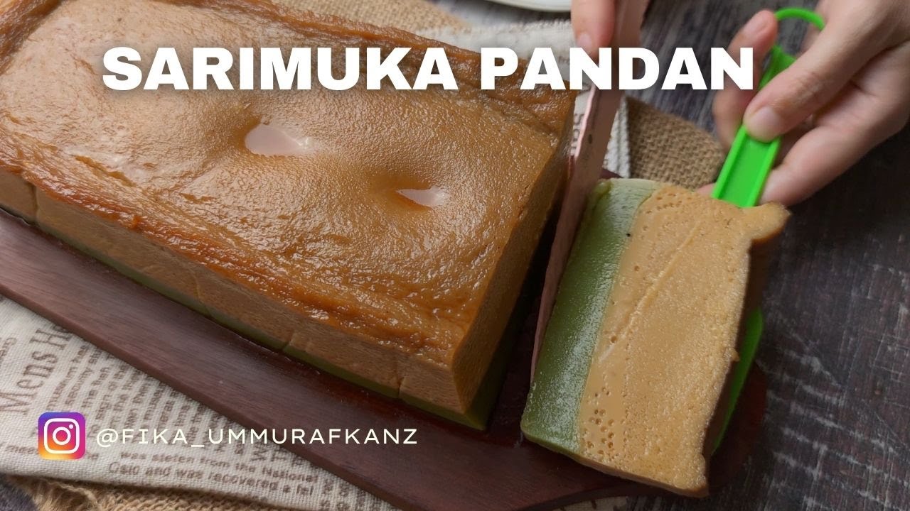 RESEP KUE BASAH SARIMUKA PANDAN - KUE KHAS BANJARMASIN
