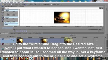 How to Set Keyframes (Motion) and Speed up/Slow down Videos in  Sony Vegas 10 Pro