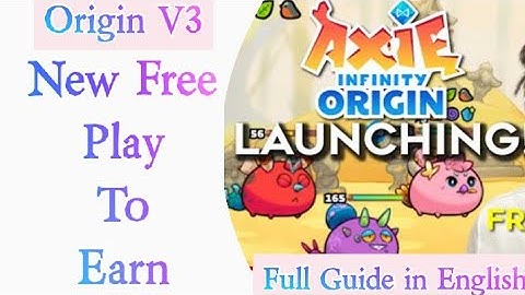 Axie Infinity Origin: Free Play To Earn NFT Crypto Blockchain Trending Games Gameplay lunch schedule