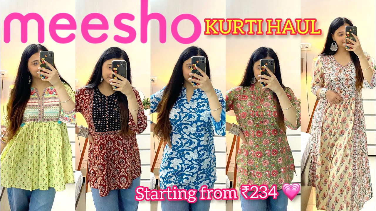 Meesho Kurti Haul, Affordable Kurti Haul