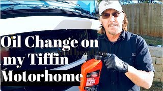 Changing Oil On My Tiffin Class A 'Gas' Motorhome