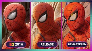 Marvel's Spider-Man - E3 2016 Trailer vs Release vs Remastered
