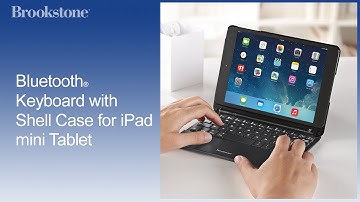Bluetooth® Keyboard with Shell Case for iPad mini Tablet
