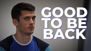 It`s good to be back! Welcome back, Matthew Anderson!