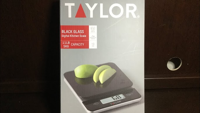 Taylor Glass Digital Bath Scale - COSTCO#1669034, Black