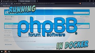 Running phpBB Bulletin Board/Forum in Docker on Ubuntu Server