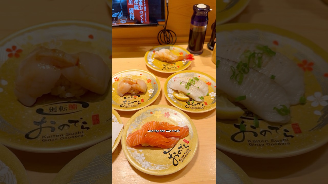 Four Conveyer Belt Sushi Spots to Try in Tokyo - YouTube