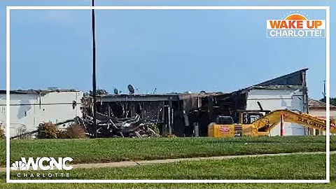 Demolition underway on former Cinnebarre movie theater in Arboretum shopping center in south Charlot