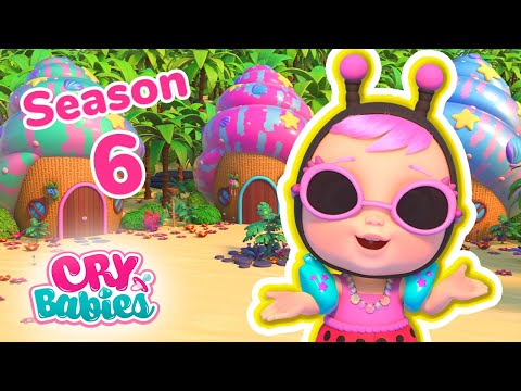 Yeni Sezon 6 | Beach Babies 🌴 Cry Babies Magic Tears | Çocuklar için Çizgi Film